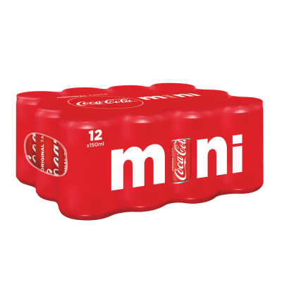 COCA COLA MINI BLIK 12X15CL Prik En Tik Zele