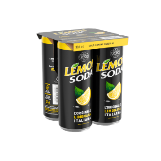 Lemon Soda Blik 4 x 33cl