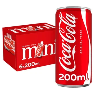 Coca-Cola Original Taste Mini blik 6 x 20cl